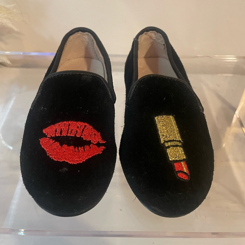 Black girl loafers size 6T